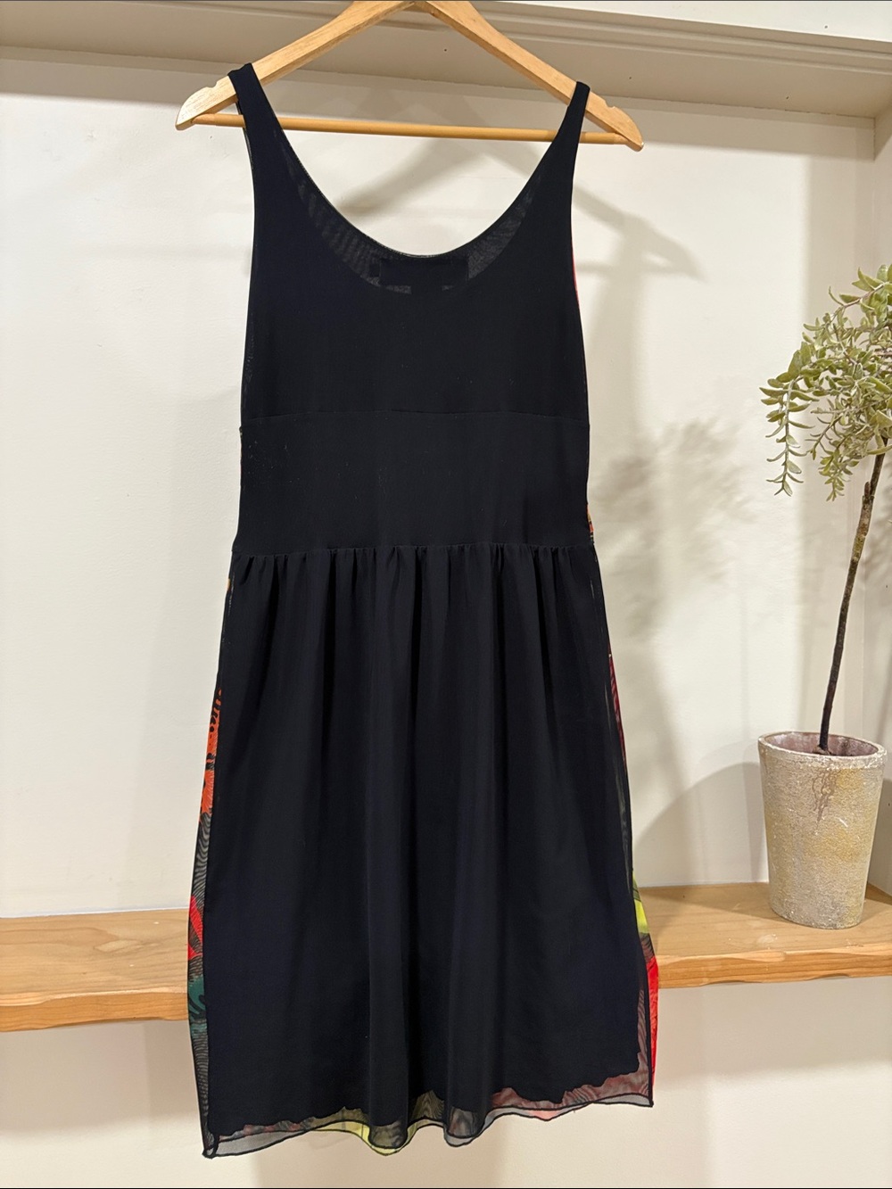 Desigual Christian Lacroix Gemma Sleeveless Floral Mini Dress, Size L - Picture 5 of 13